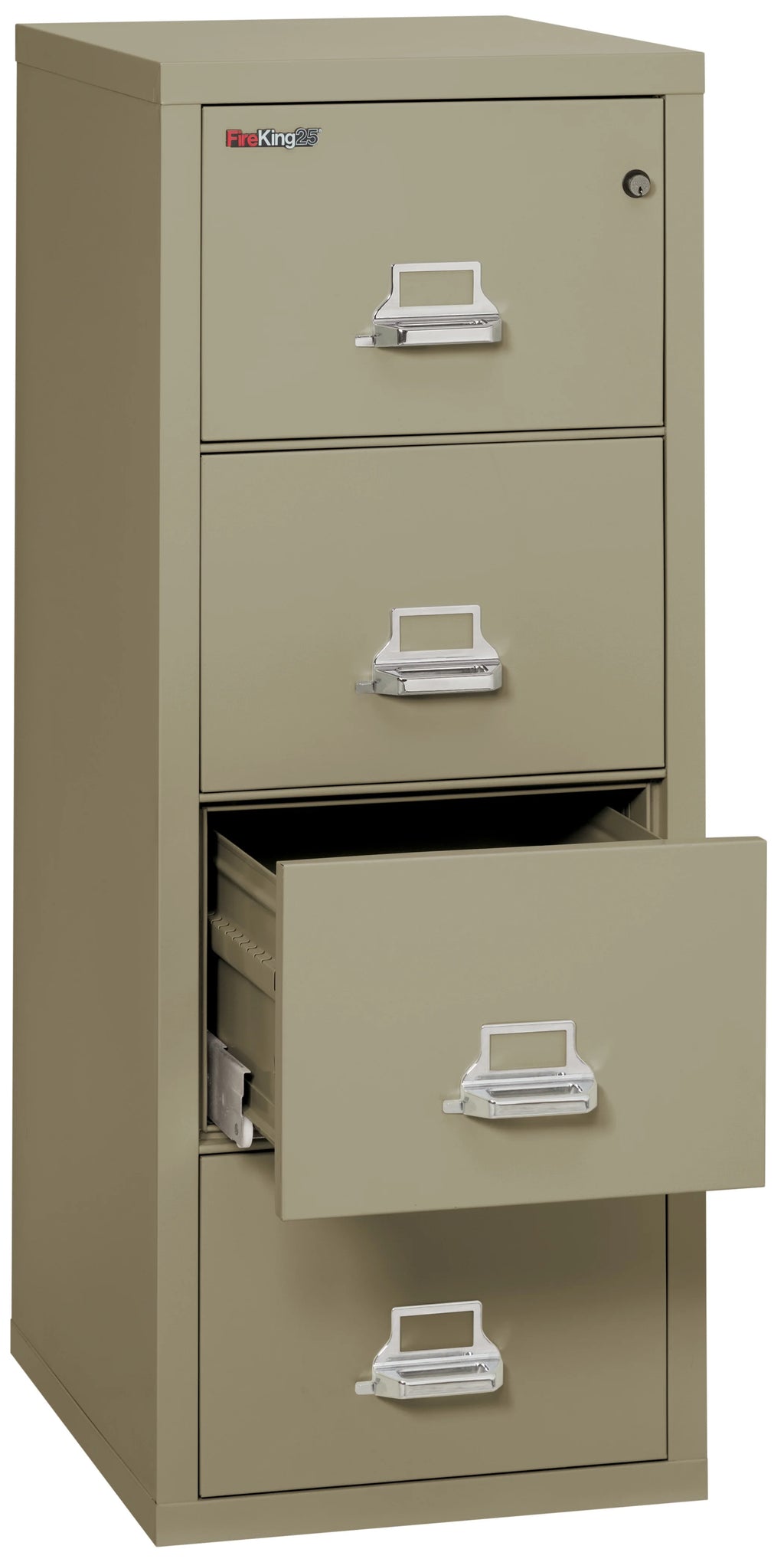 1 Hour Fire Resistant 4 Drawer Legal File Cabinet U5210