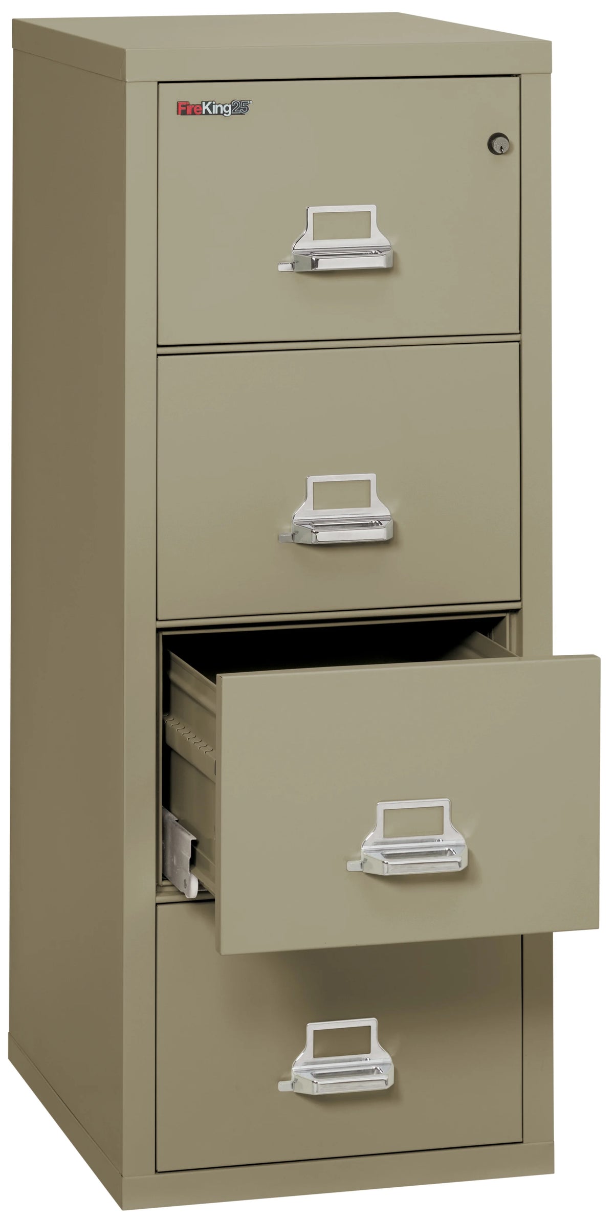 1 Hour Fire Resistant 4 Drawer Legal File Cabinet U5210