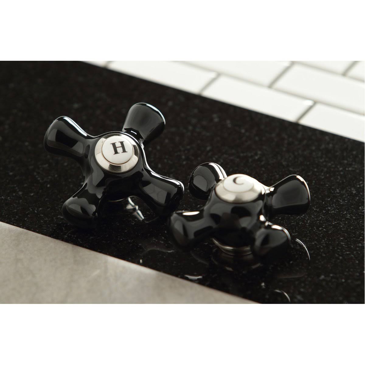 Polished Chrome Basin Tap Faucet with Cross Handle N401