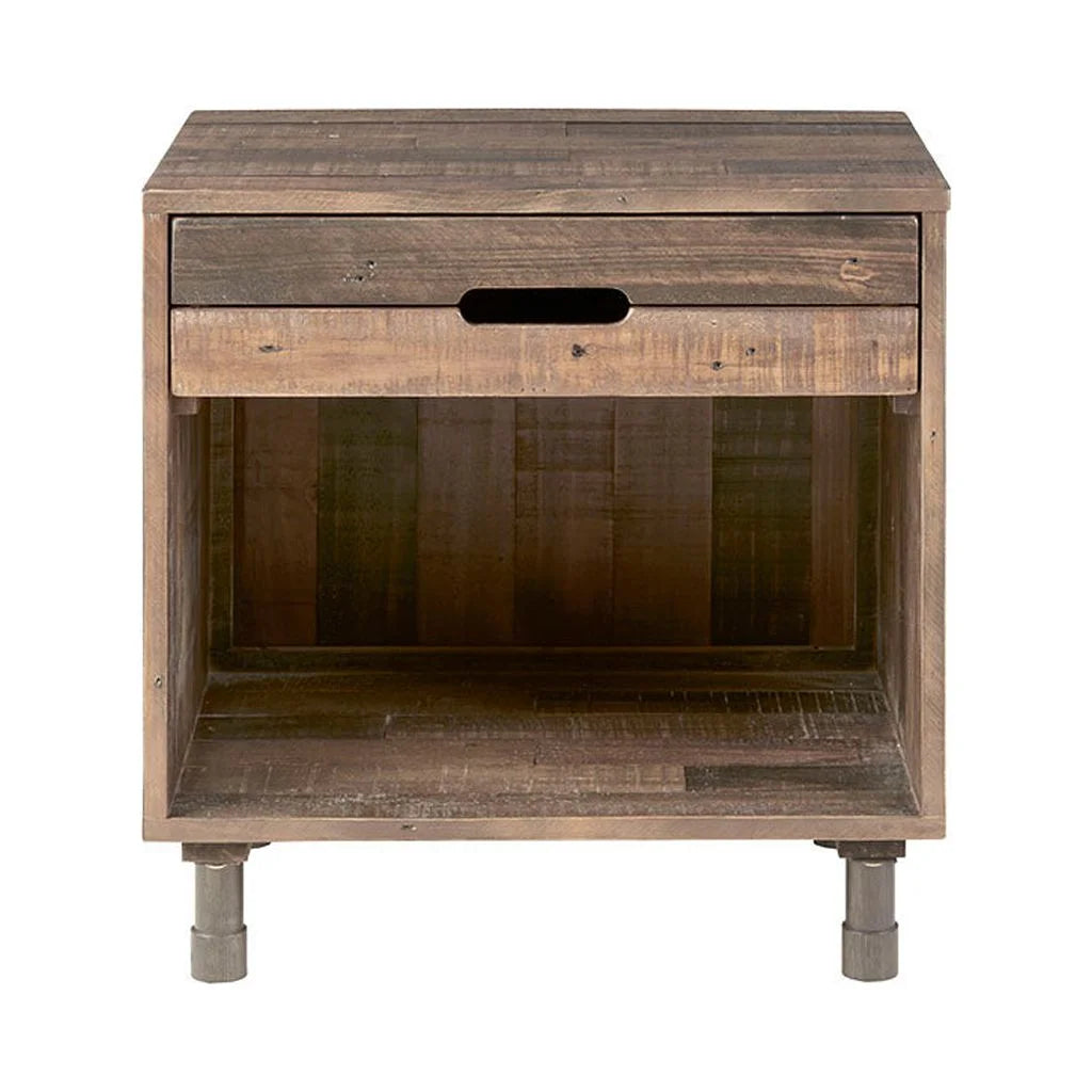 Solid Wood Nightstand B580404