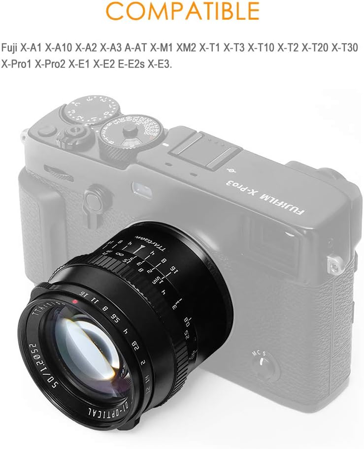 50mm F1.2 APS-C Manual Focus Fixed Lens B772