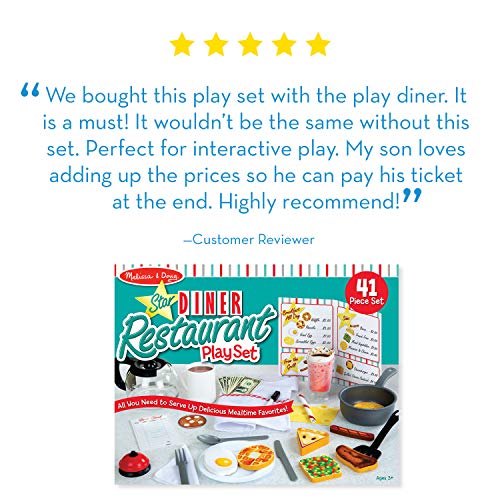 41-Piece Play Set with Toy Food, Cookware & Play Kitchen Accessories C23521