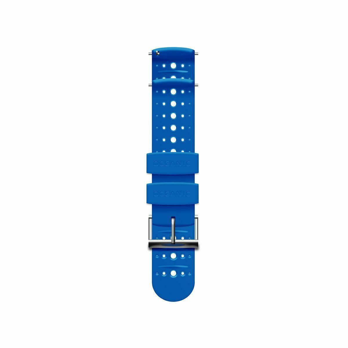 Blue/Satin Dive Computer Strap Set T813