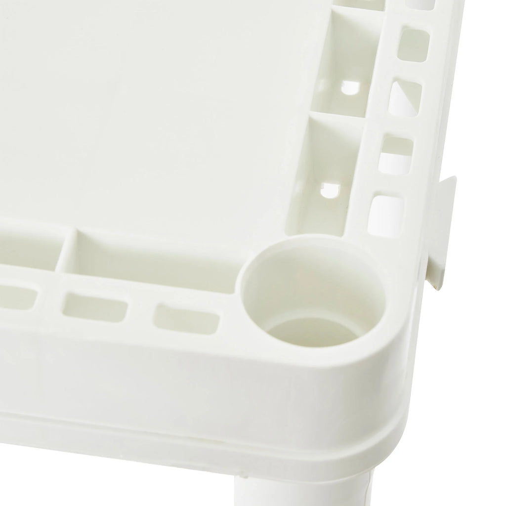 4 Shelf White Storage Unit X207