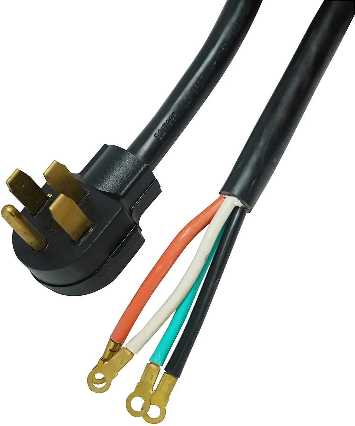 50-Amp Range and Dryer Appliance Cord, Black, 6-Feet A53840