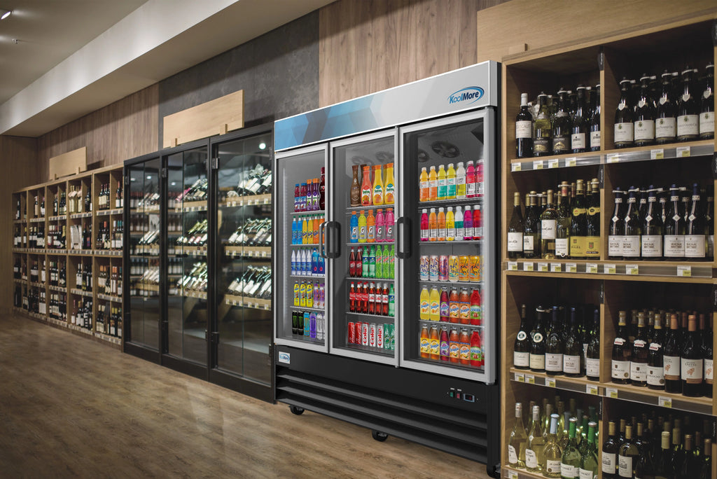 78 in. Three Glass-Door Merchandiser Refrigerator 53 Cu ft. J226290