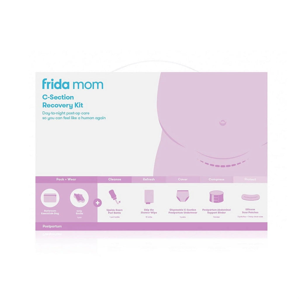 Postpartum C-Section Recovery Care Kit with Peri Bottle and Disposable Underwear N883
