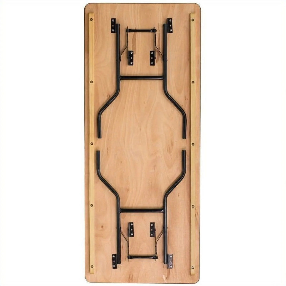72" Rectangular Wood Folding Banquet Table M257