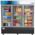 78 in. Three Glass-Door Merchandiser Refrigerator 53 Cu ft. J226290
