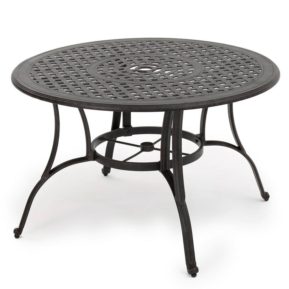 Bronze Cast Aluminum Circular Dining Table R5652