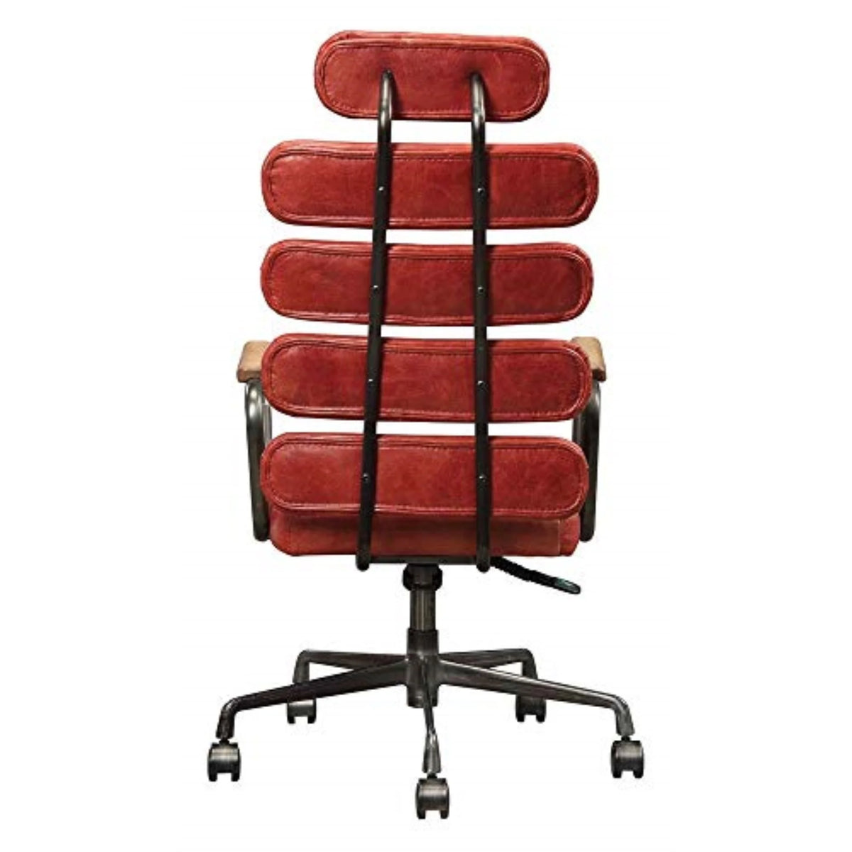 Antique Red Top Grain Leather Executive Office Chair C457255