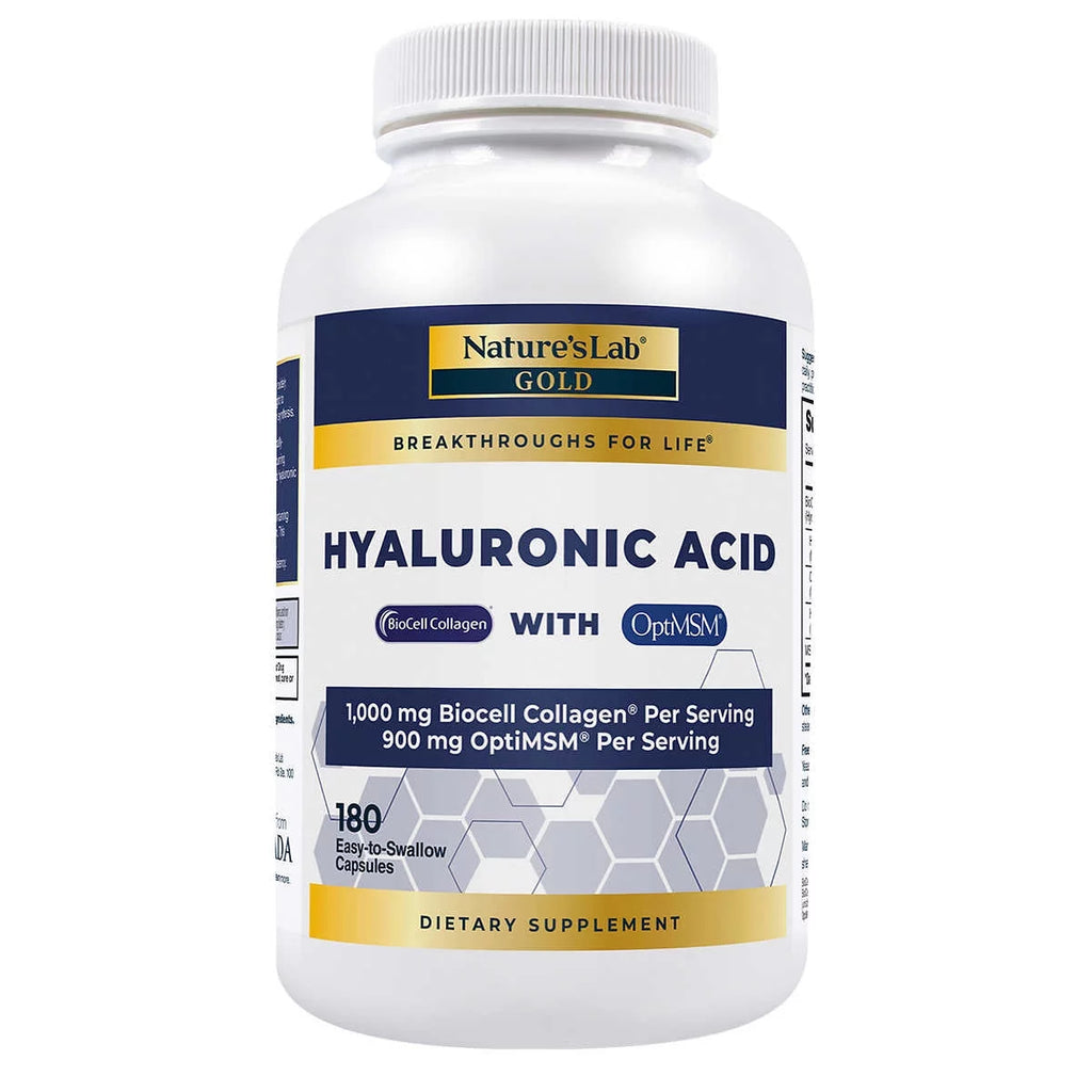 Hyaluronic Acid with Biocell Collagen, 180 Capsules R60155