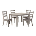 5 Piece Light Gray Dining Set M51592