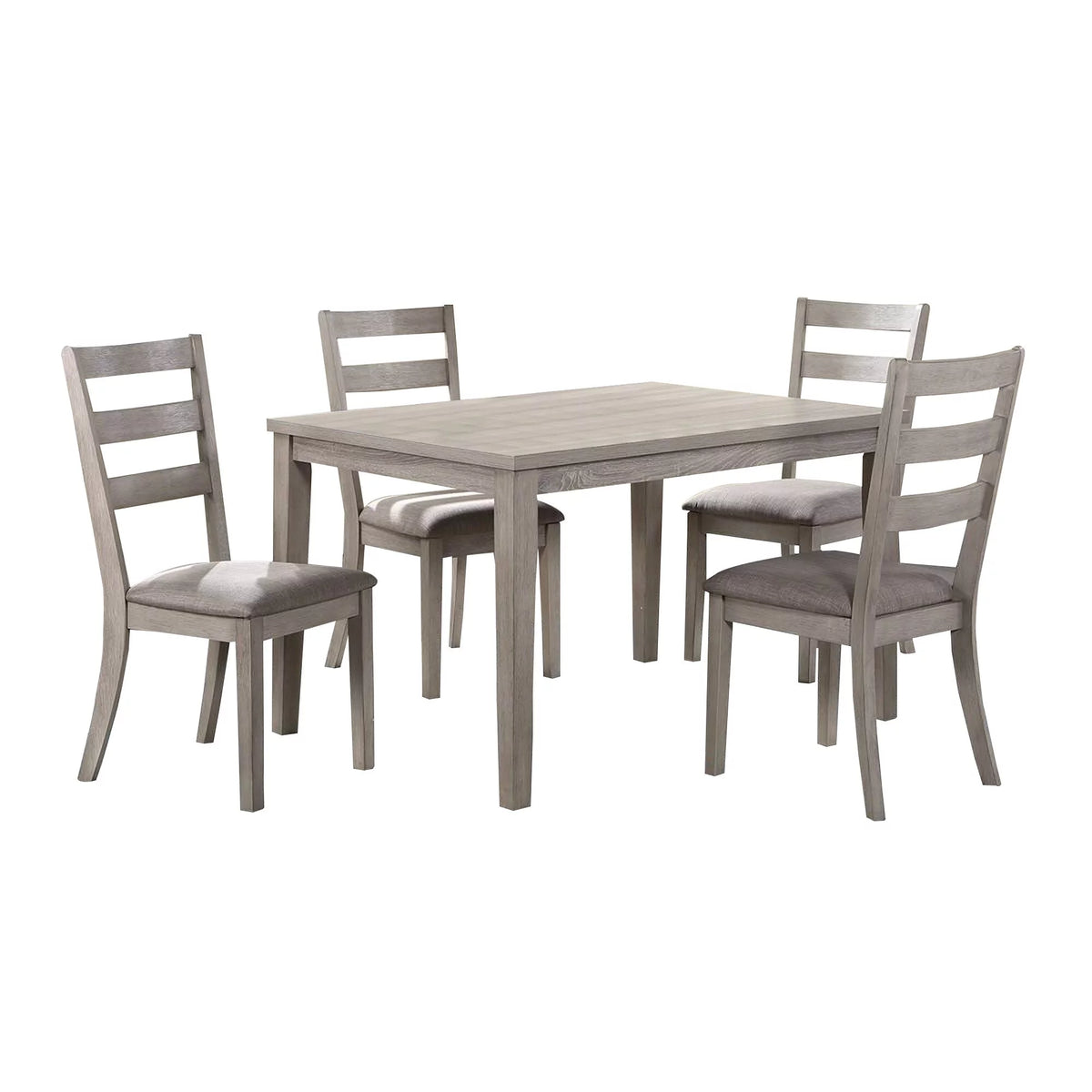 5 Piece Light Gray Dining Set M51592