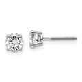 14k White Gold 1.00ct Diamond Stud Earrings G89397