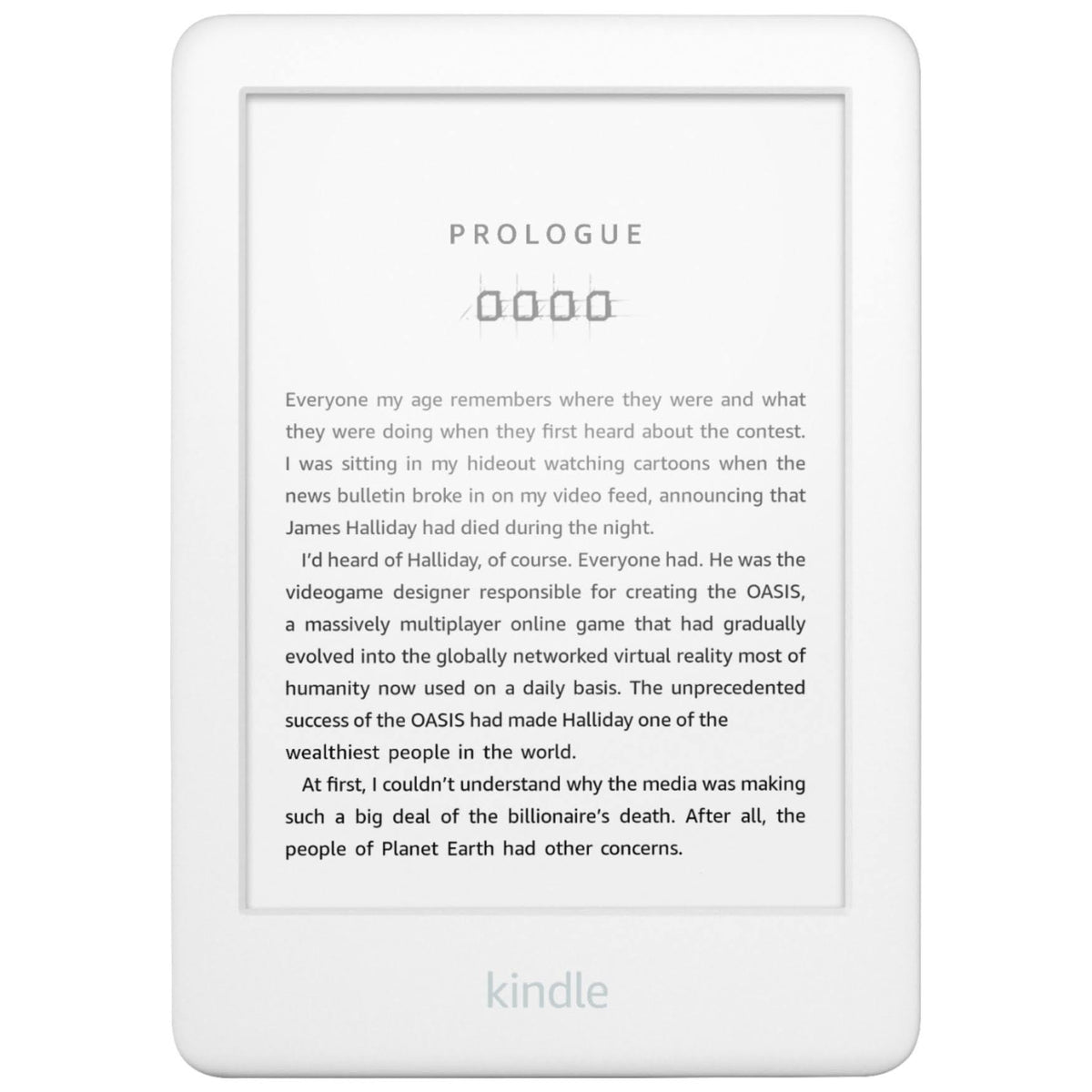 White 4GB Kindle V1441