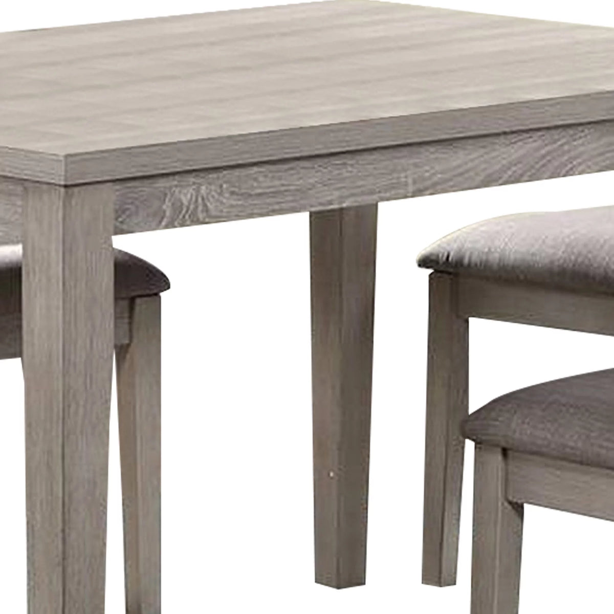 5 Piece Light Gray Dining Set M51592