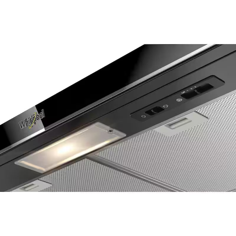 Black 30 in. 325 CFM Ducted Wall Mount Range Hood D5905