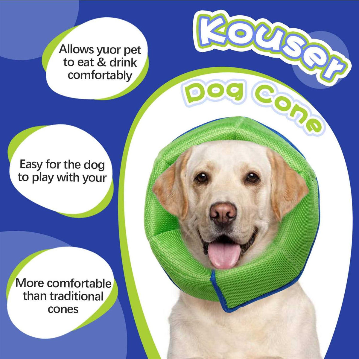 Soft Dog Cone Collar Adjustable Z78275