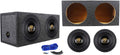 10" 6400 Watt Car Subwoofers with Sealed Sub Box Enclosure K404991