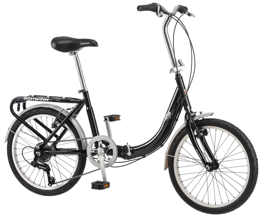 Folding Commuter Bike, 20-inch wheels, Black L361