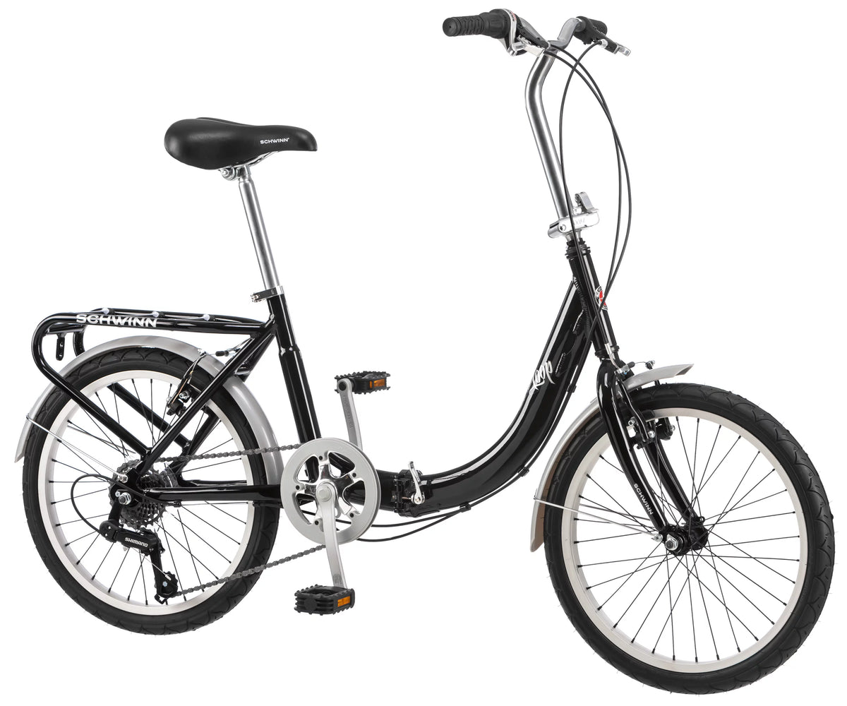 Folding Commuter Bike, 20-inch wheels, Black L361