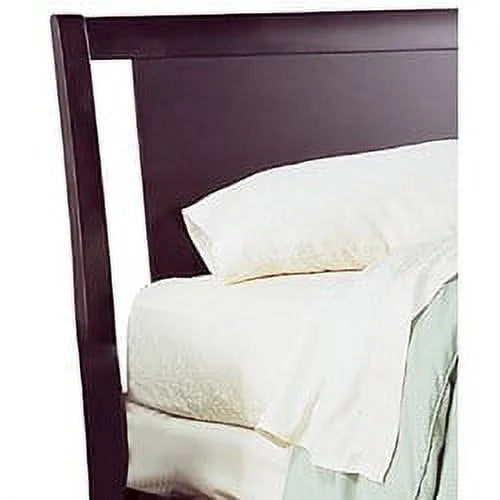 King Low Profile Solid Wood Sleigh Bed in Espresso H607