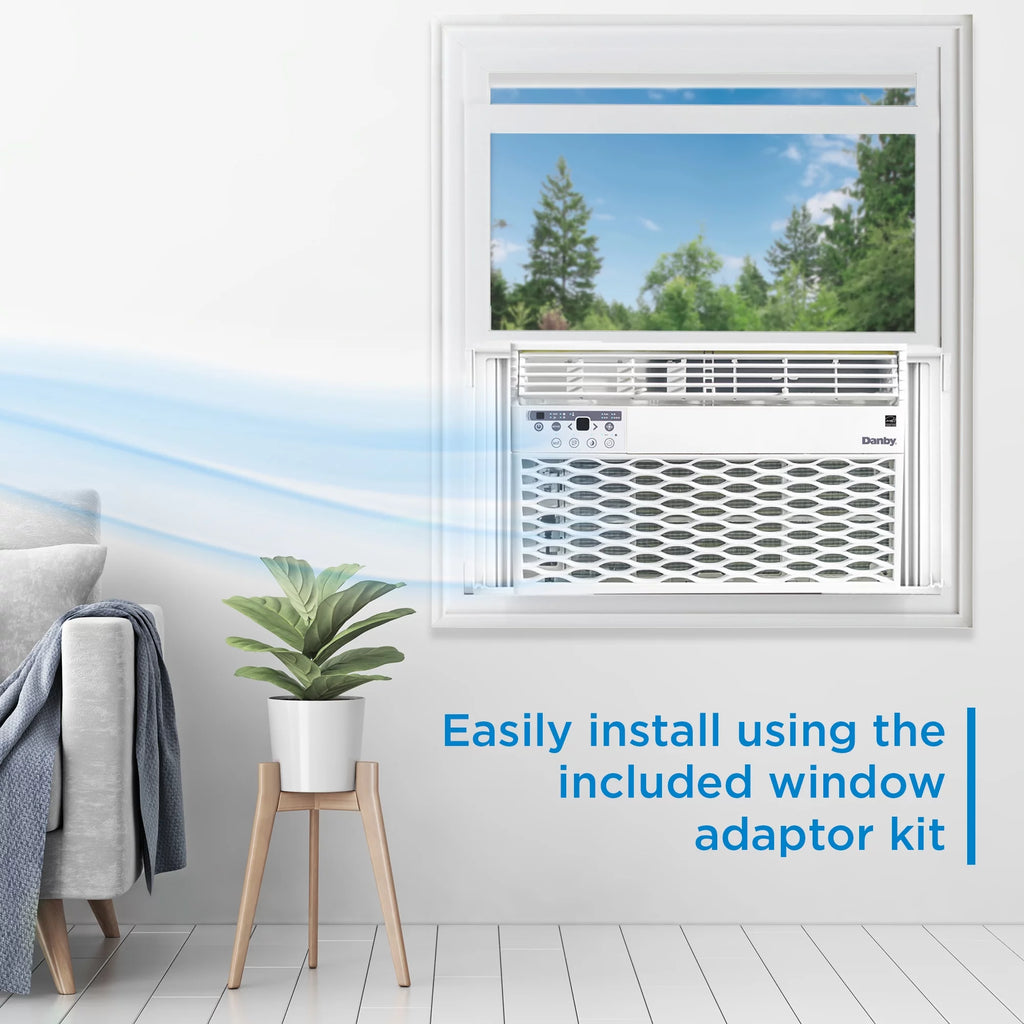 10,000 BTU White Window Air Conditioner with Remote V44497