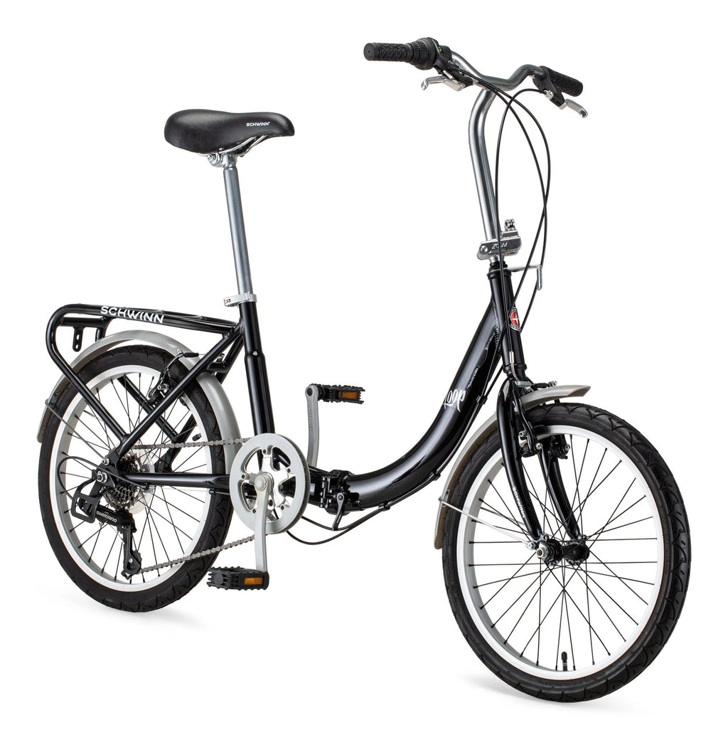 Folding Commuter Bike, 20-inch wheels, Black L361
