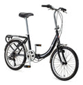 Folding Commuter Bike, 20-inch wheels, Black L361