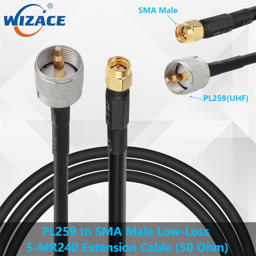 10 ft Low-Loss 50 Ohm Coaxial Cable Z69113