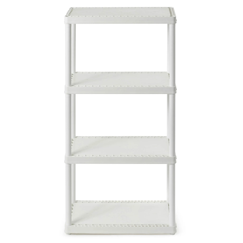4 Shelf White Storage Unit X207