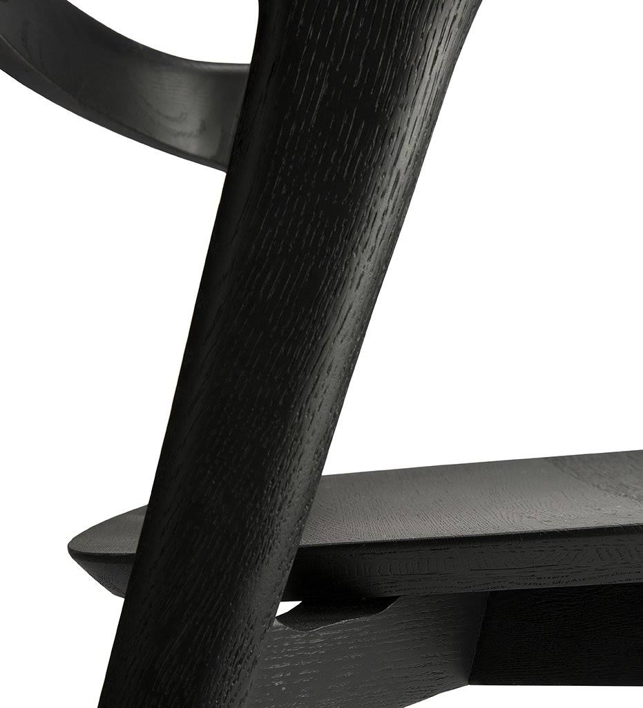 Oak Black Bok Dining Chair J616