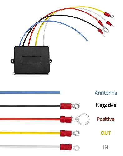12V 250A Winch Solenoid Relay Contactor with Wireless Remote X3543