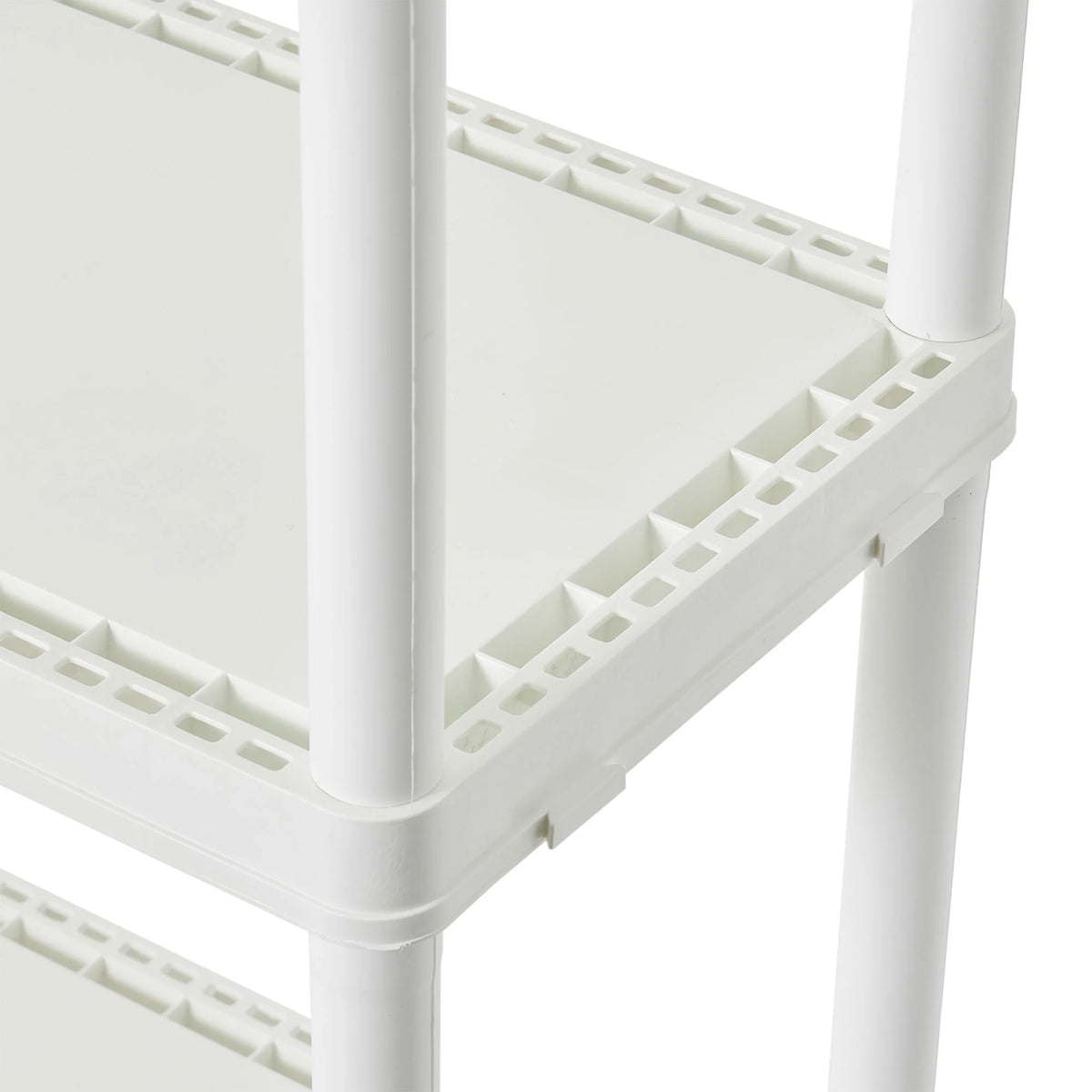 4 Shelf White Storage Unit X207