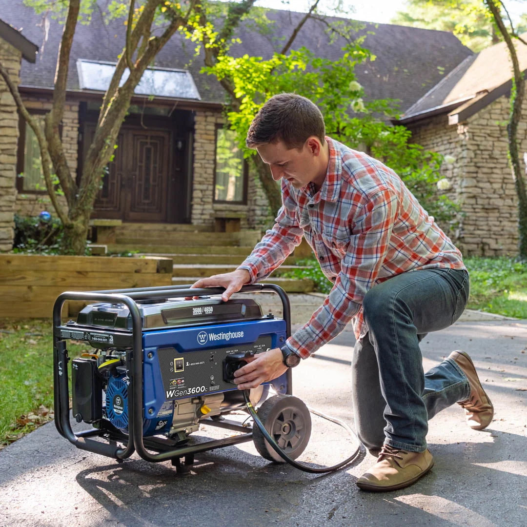 Gas Powered Portable Generator with CO Sensor F60084