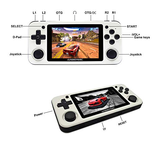 Retro Handheld Game Console 3.5 inch IPS Screen 3500mAh Battery R443