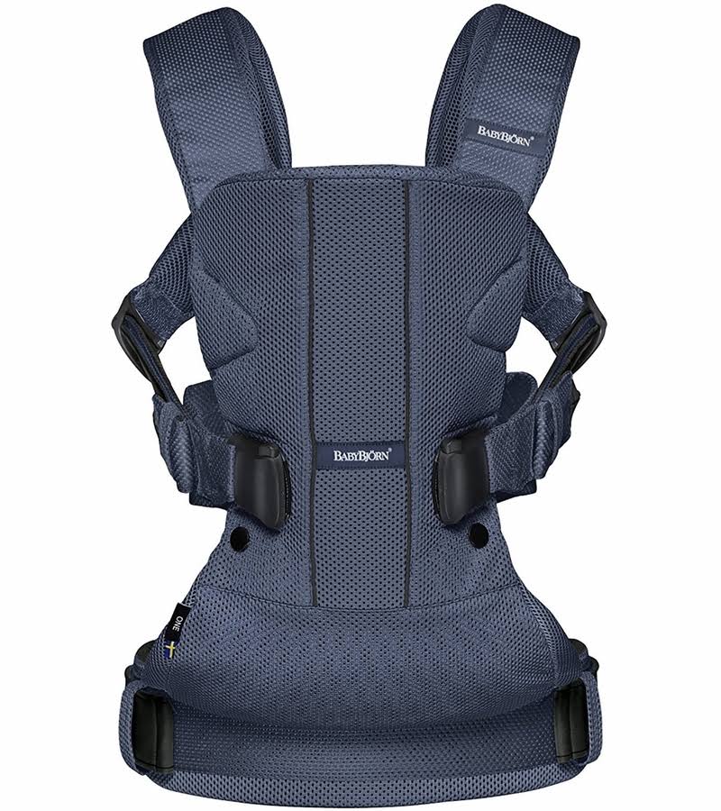 Navy Blue Mesh Baby Carrier H2075