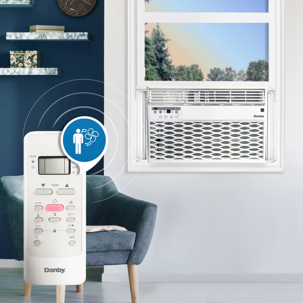 10,000 BTU White Window Air Conditioner with Remote V44497