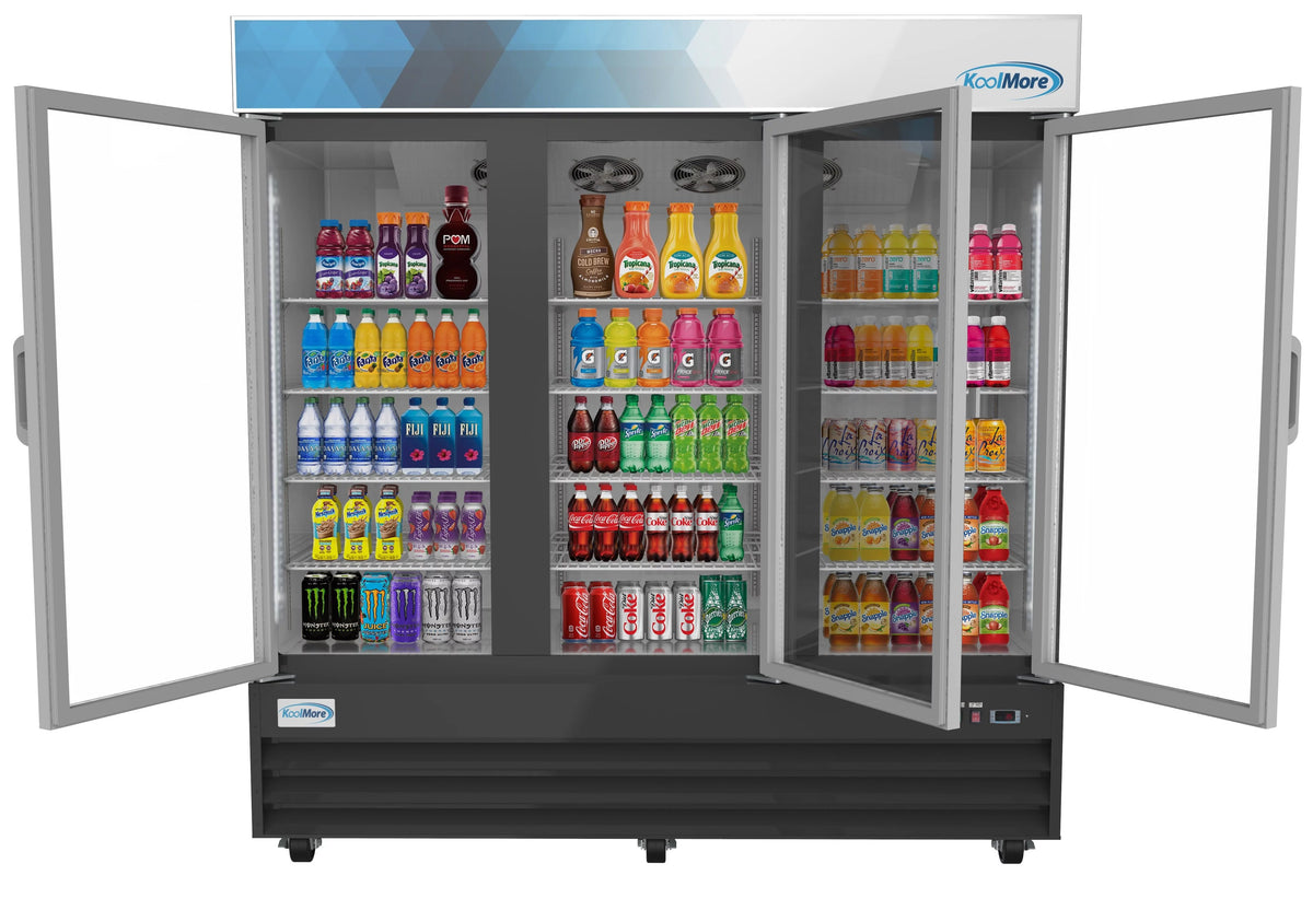 78 in. Three Glass-Door Merchandiser Refrigerator 53 Cu ft. J226290