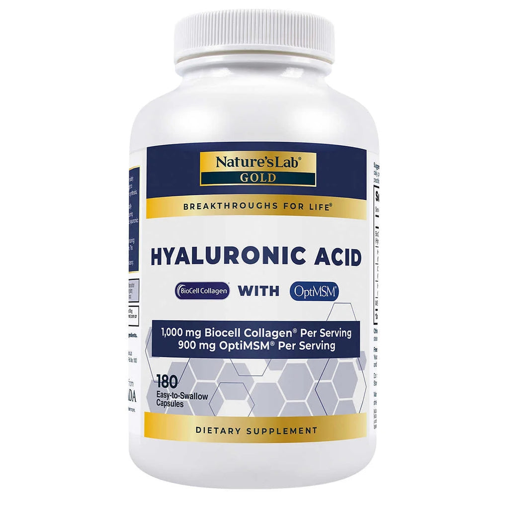 Hyaluronic Acid with Biocell Collagen, 180 Capsules R60155