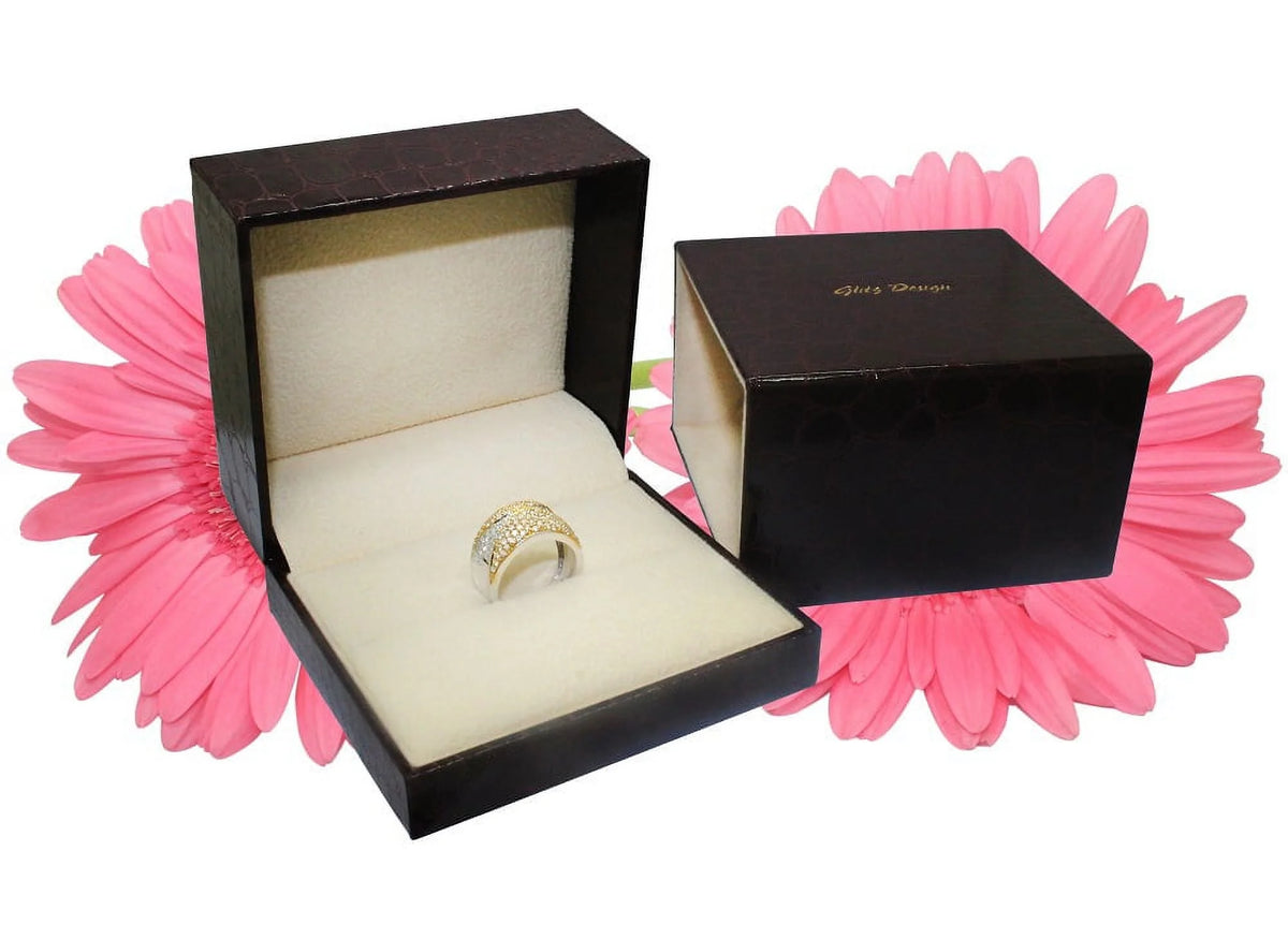 14K Gold 1.10 CT TW Marquise Cut Diamond Engagement Ring P282