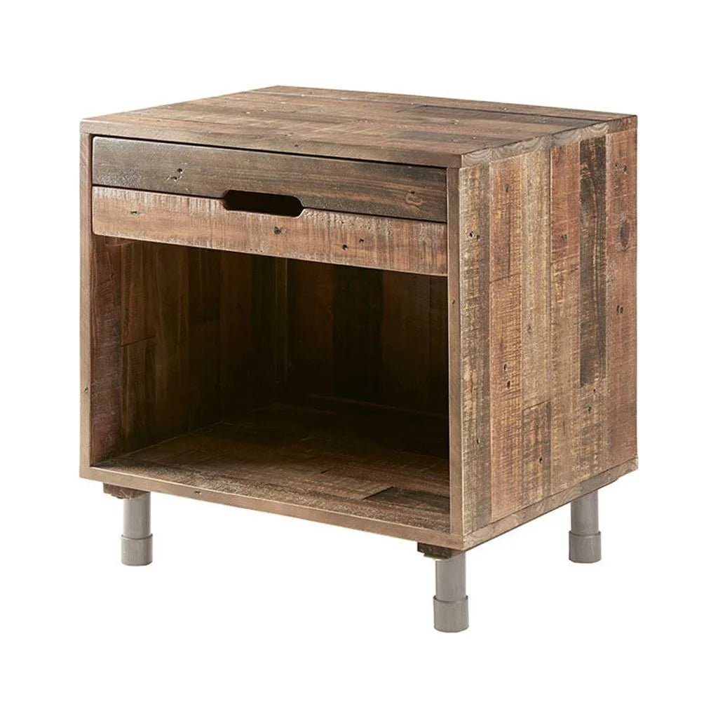 Solid Wood Nightstand B580404