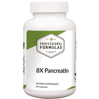 8X Pancreatin 60 Capsules X309226