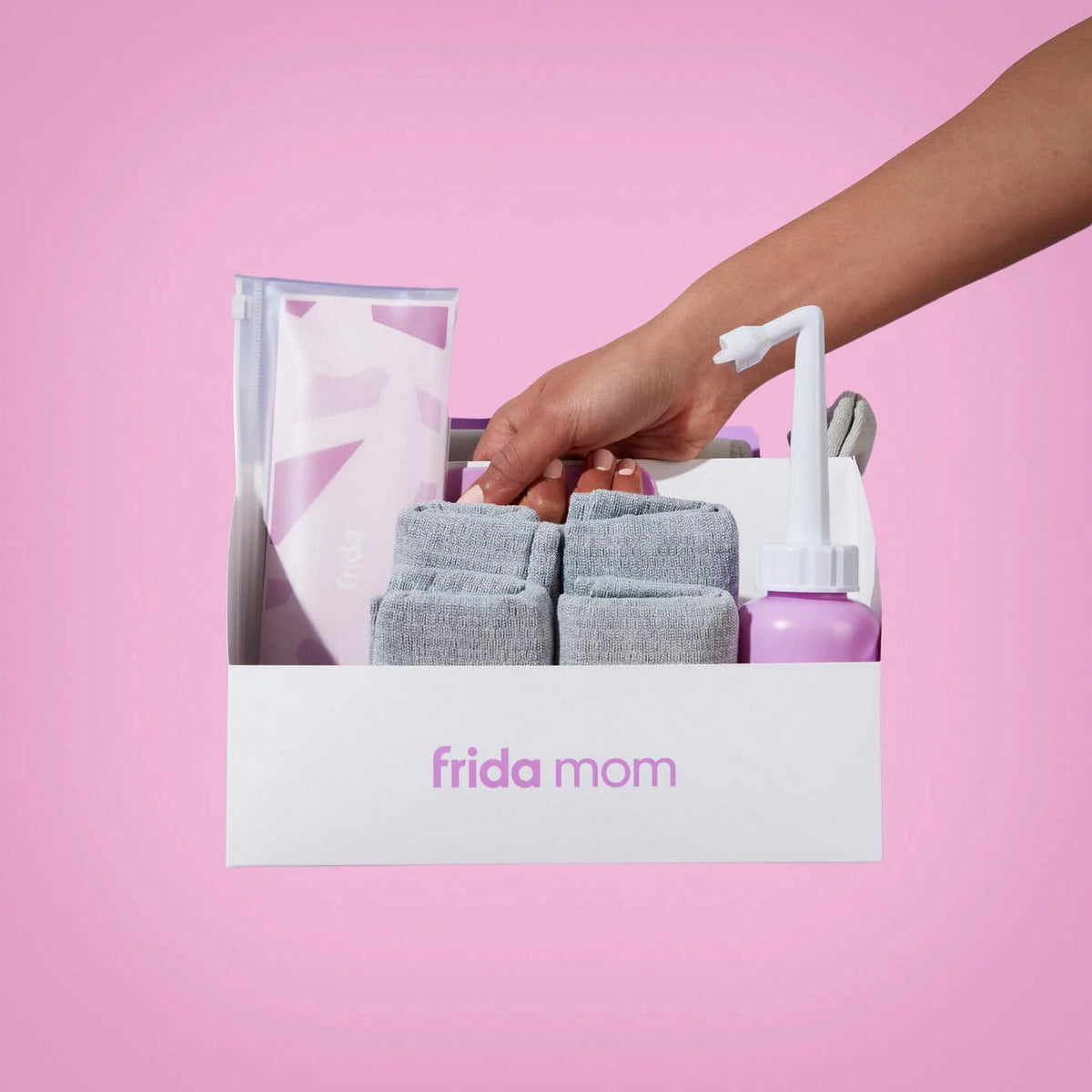 Postpartum C-Section Recovery Care Kit with Peri Bottle and Disposable Underwear N883