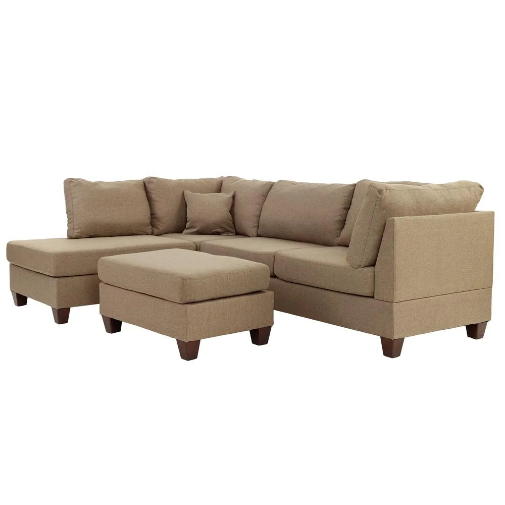 Reversible Sectional with Ottoman Set D24936